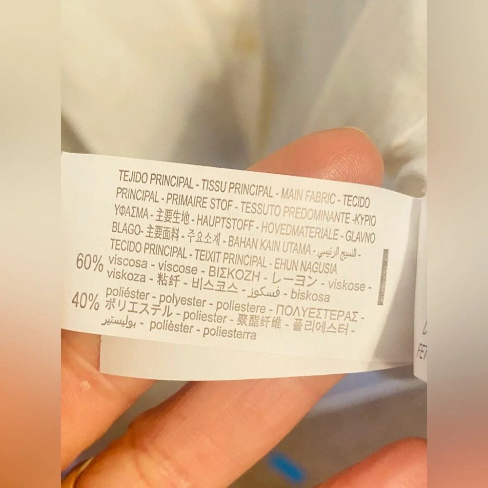 Zara Embroidered White Blouse - Picture 6 of 7